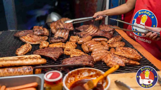 Great BBQs at Buddy's Bar & Grill Bangkok