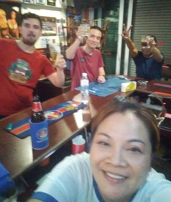 Khun Rung. Buddys Bar & Grill Bangkok's Employee of the Month for March 2024