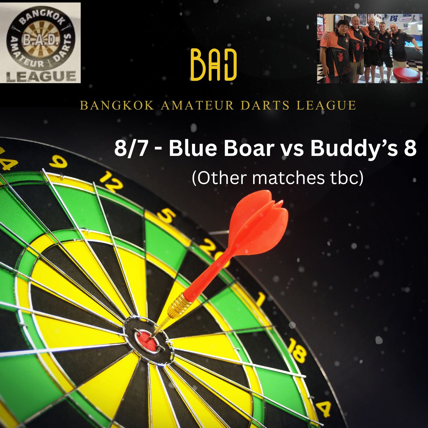 Play Darts at Buddy's Bar & Grill Bangkok - for FREE 