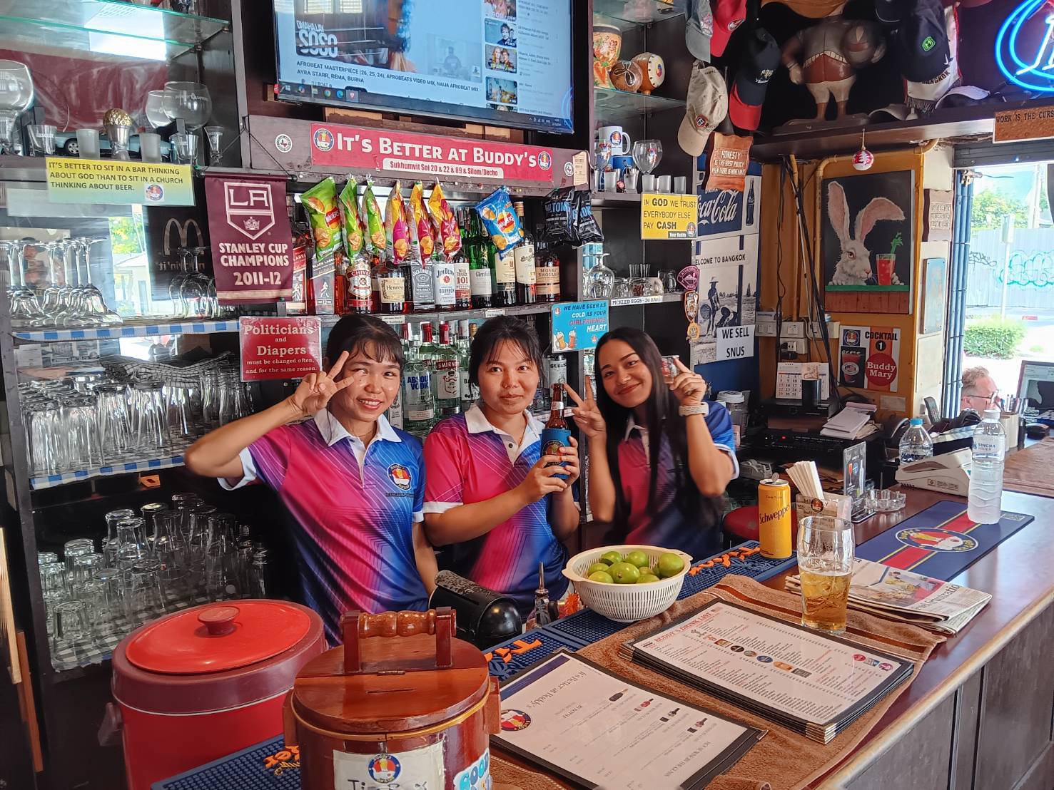 Our friendly Buddy's staff are waiting to serve you